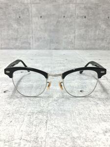  Hakusan glasses shop *TIMEWARN CLOTHING/b low / plastic / black / clear / men's //