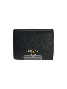 PRADA◆2つ折り財布/-/GRY/無地/レディース/1MV204//