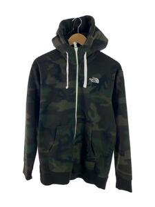 THE NORTH FACE◆REARVIEW CAMO FLEECE HOODIE_リアビューカモフリースフーディ/L/ポリエステル/KHK///