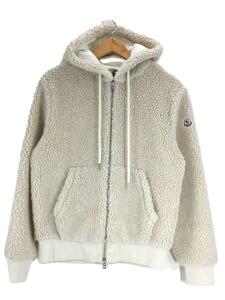 MONCLER◆23AW/タグ付/MAGLIA APERTA CON ZIP/M/ポリエステル/BEG//