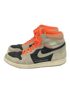 NIKE◆AIR JORDAN 1 RETRO HIGH OG/エアジョーダン1レトロハイ/ブラック/28.5cm/BLK//