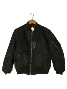 Buzz Rickson*s*MA-1/ flight jacket /38/ nylon /BLK/ rib crack have //