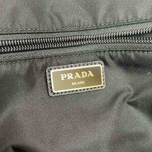 PRADA◆リュック/ナイロン/BLK/無地//の画像5