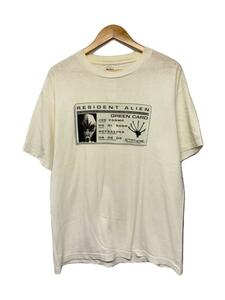 Murina◆Tシャツ/Vintage/USA製/90s/RESIDENT ALIEN/L/コットン/WHT/プリント//