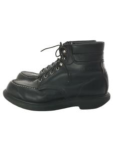 RED WING◆super sole 6/USA製/レースアップブーツ/27cm/BLK/レザー/8133//