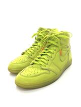 NIKE◆AIR JORDAN 1 RETRO HI OG G8RD/エアジョーダンレトロハイ/イエロー/AJ5997-345//_画像2