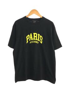 account/Tシャツ/-/コットン/BLK/PARIS//