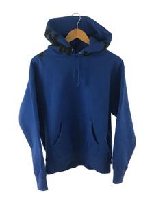 Supreme◆Scattered Applique Hooded Sweatshirt/パーカー/S/コットン/ブルー//