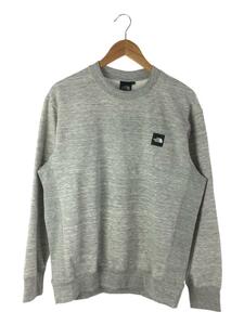 THE NORTH FACE◆HEATHER LOGO CREW/スウェット/L/コットン/GRY/NT12334/タグ付き//