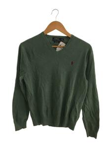 POLO RALPH LAUREN◆セーター(薄手)/S/コットン/GRN/1852608FZ//