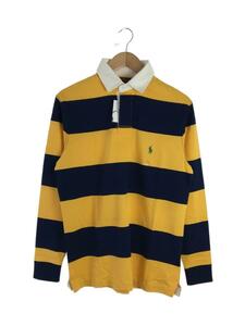 POLO RALPH LAUREN◆ポロシャツ/S/コットン/NVY/ボーダー/710900566005//