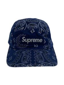 Supreme◆21SS/Bandana Camp Cap/キャップ/コットン/NVY/ペーズリー/メンズ//