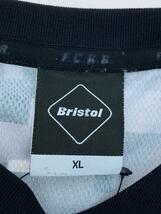 F.C.R.B.(F.C.Real Bristol)◆長袖Tシャツ/XL/ポリエステル/グレー/カモフラ/シミ有/FCRB-192034_画像3