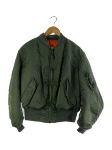 ALPHA INDUSTRIES◆フライトジャケット/XL/ポリエステル/KHK/無地/MIL-J-82790J//