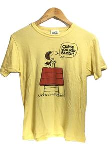 Vintage SNOOPY◆Tシャツ/36/-/YLW//