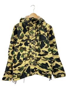 A BATHING APE◆マウンテンパーカ/M/ナイロン/KHK/カモフラ//