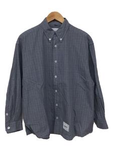 WTAPS◆BD 02/LS/COTTON.BROADCLOTH.TEX/1/コットン/GRY/チェック/232GWDT-SHM02//