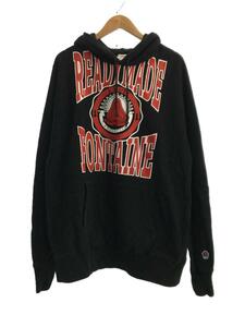 READYMADE◆21AW/プリントパーカー/XXL/コットン/BLK/RE-CO-BK-00-00-195//