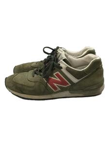 NEW BALANCE◆M576/OLIVE/グリーン/Made in UK/UK8/GRN/スウェード//