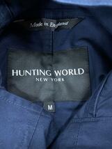 HUNTING WORLD◆フーディージャケット/フーデットコート/M/コットン/ネイビー/81JK06//_画像3