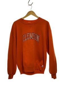 RUSSELL ATHLETIC◆90s/USA製/CLEMSON/前Vスウェット/L/コットン/ORN