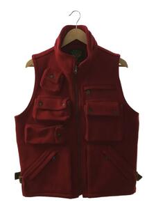 AIGLE◆ベスト/L/ウール/RED/8504-44408//