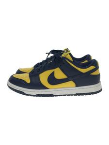 NIKE◆DUNK LOW RETRO_ダンク ロー レトロ/26.5cm/YLW/レザー//