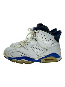 NIKE◆AIR JORDAN 6 RETRO/エアジョーダンレトロ/ホワイト/384664-107/26cm/WHT