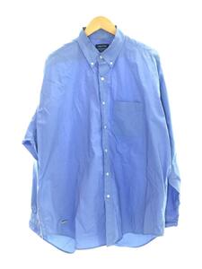 NAUTICA◆FREAKS STORE別注/TOO BIG SHIRT/長袖シャツ/XXL/コットン/BLU/204-1025//