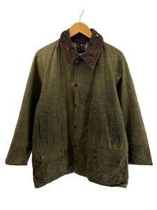 Barbour◆ジャケット/40/コットン/KHK/無地/A150/BEAUFORT/90年製/破れ有