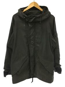 ALPHA INDUSTRIES◆PARKA COLD WEATHER/ミリタリージャケット/M/コットン/BLK/8415-01-228-1316//