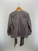 MARGARET HOWELL◆COTTON CHAMBRAY/長袖ブラウス/1/コットン/GRY/578-1153001//_画像2