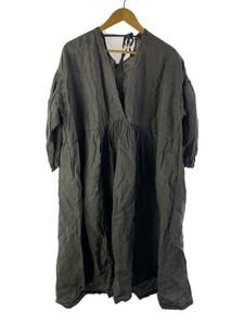 nest Robe◆長袖ワンピース/FREE/リネン/GRY/01231-1025