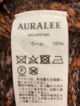 AURALEE◆WOOL MIX COLOR SLUB YARN KNITセーター(厚手)/4/ウール/BRW/総柄/A22AP_画像5