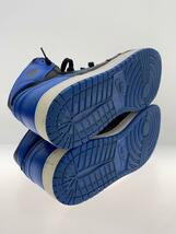 NIKE◆ハイカットスニーカー/25cm/BLU/レザー/575441-007//_画像4