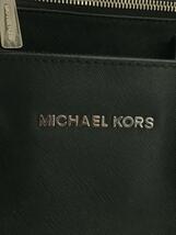 MICHAEL KORS◆トートバッグ/レザー/BLK/無地//_画像5