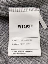 WTAPS◆23AW/WAFFLE 01/ LS / COTTON/長袖Tシャツ/2/コットン/GRY/232ATDT-CSM1//_画像4