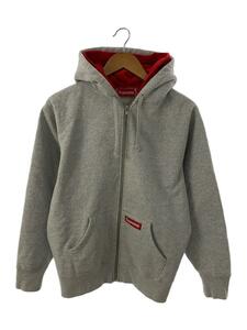 Supreme◆パーカー/S/コットン/GRY/Double Hood Facemask Zip up/ボックスロゴ//