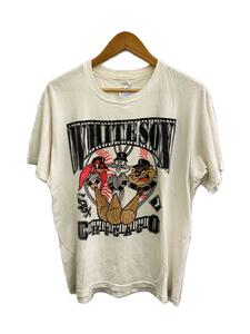 Hanes◆汚れ/小穴有/Tシャツ/L/コットン/WHT