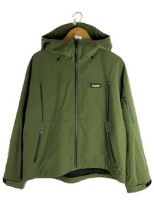 X-LARGE◆3 LAYER JACKET/M/ナイロン/KHK/無地/101223021004/シミ有