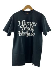 HUMAN MADE◆Tシャツ/L/コットン/BLK