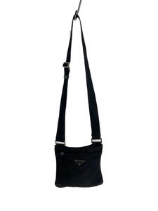 PRADA◆ショルダーバッグ/ナイロン/BLK