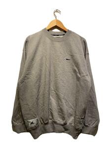 DESCENDANT◆PE CREW NECK SWEATSHIRT/18Sスウェット/3/コットン/GRY/無地/182ATDS-CSM