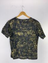 Paul Smith COLLECTION◆ドーヴィルプロムナード/Tシャツ/コットン/BLK/総柄/104313//_画像2