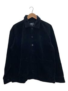 HUF◆1984 CORD SHIRT/コーデュロイシャツジャケット/M/コットン/BLK