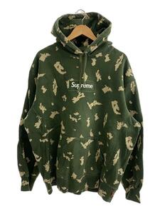 Supreme◆21AW/Box Logo Hooded Sweatshirt/Olive Russian/使用感有/XL