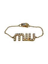 MIU MIU◆ブレスレット/-/GLD/レディース_画像1