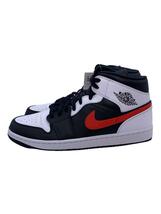 NIKE◆AIR JORDAN 1 MID_エア ジョーダン 1 ミッド/29.5cm/WHT_画像1