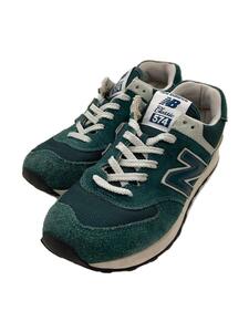 NEW BALANCE◆ニューバランス/ML574/24.5cm/GRN/スウェード