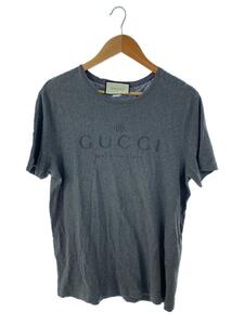 GUCCI◆Tシャツ/L/コットン/GRY/441685-X3A80